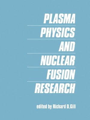 cover image of Plasma Physics and Nuclear Fusion Research